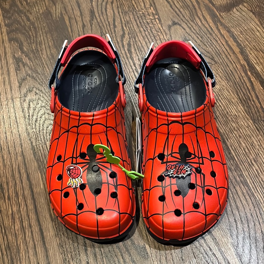 Crocs x Spider Man Mens Clogs - Picture 1 of 5